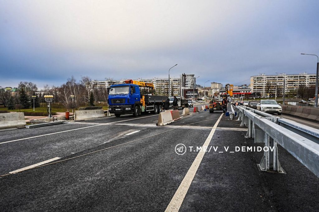 Движение по мосту на улице Н. Чумичова в Белгороде откроют к началу недели