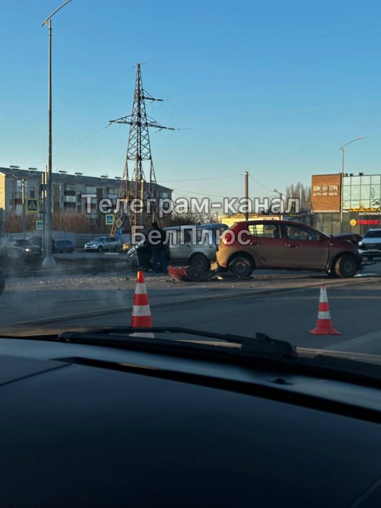 Серьёзное ДТП в Северном создало пробки на подъезде к Белгороду