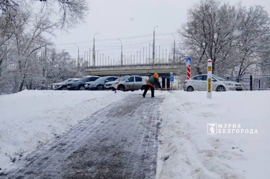 Белгород в снежной осаде: городские службы работают на пределе возможностей