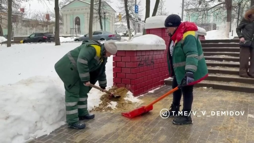 В Белгороде усилены меры по уборке улиц в зимний период