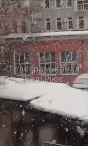 Белгород укрыло пушистым снежным покрывалом