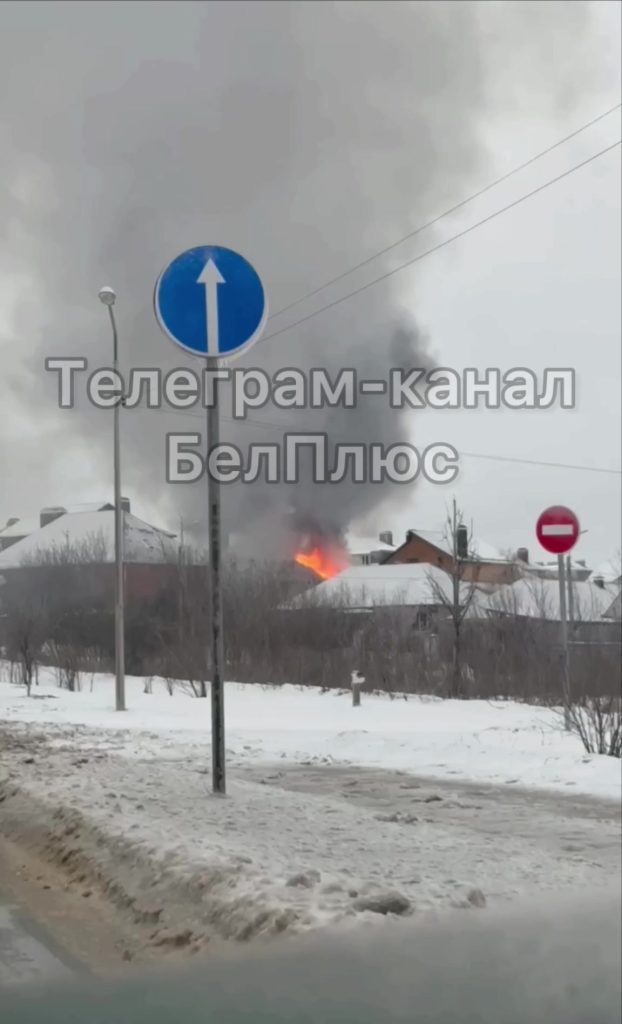 Пожар в частном доме в районе Ботанического сада