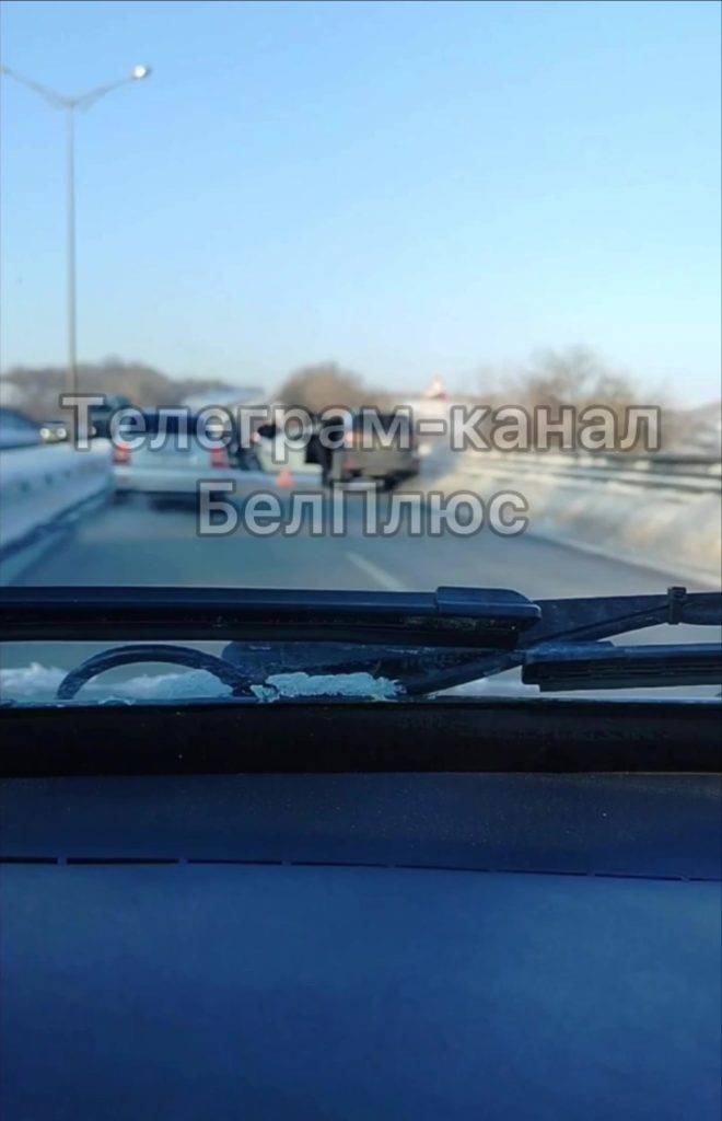 Массовое ДТП на Белгородской объездной дороге в сторону Ротонды