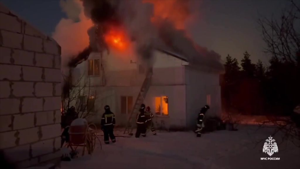 Пожар в жилом доме под Белгородом: пострадал собственник