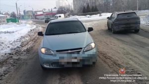 Пожилой пешеход пострадал на нерегулируемом переходе в Белгороде