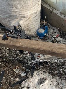 Беспилотник атаковал коммерческий объект в районе Харьковской горы