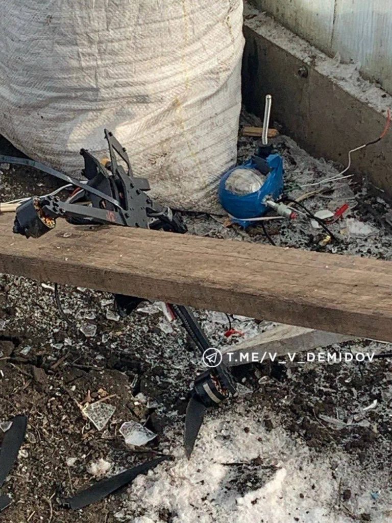 Беспилотник атаковал коммерческий объект в районе Харьковской горы