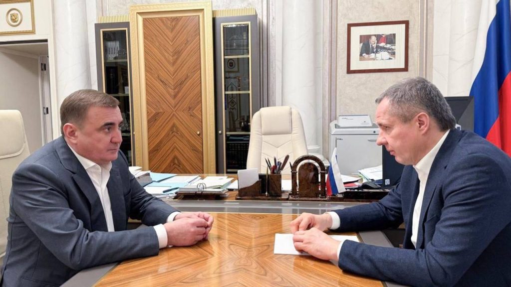 Губернатор Вячеслав Гладков обсудил с секретарём Госсовета РФ безопасность Белгородской области