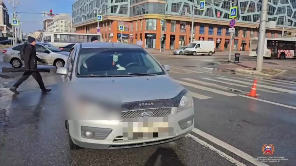 Пенсионерка пострадала на пешеходном переходе в Белгороде