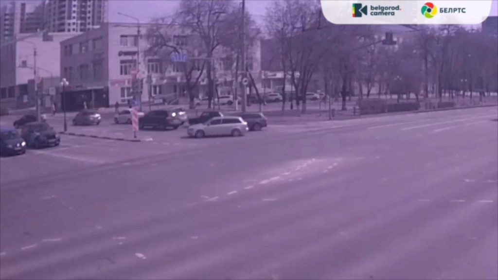 Авария на перекрёстке проспекта Богдана Хмельницкого и улицы Мичурина