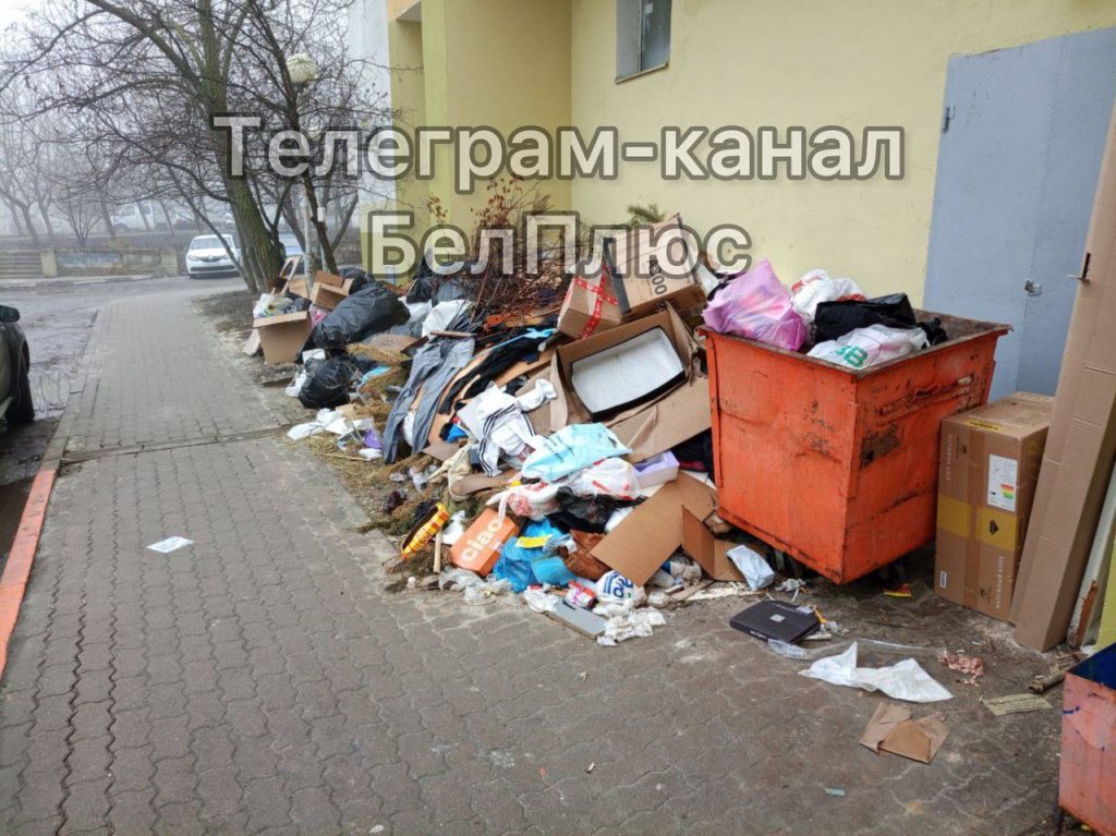 Жильцы дома на Славянской, 11 жалуются на стихийную свалку у подъезда