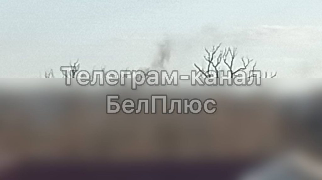 В селе Пушкарное Белгородского округа зафиксировали взрыв и столб дыма