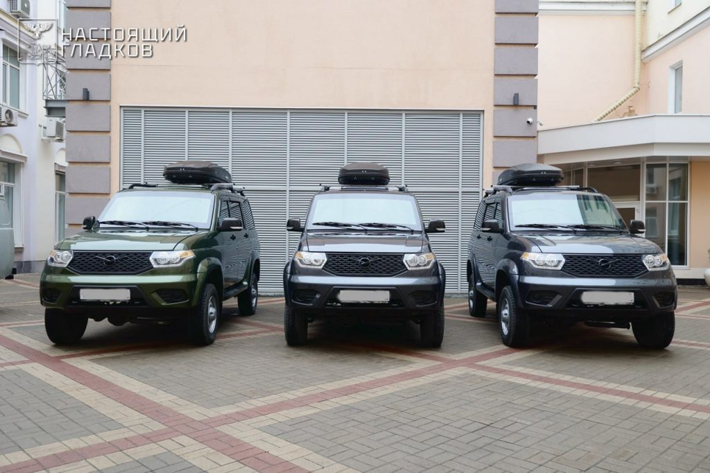 Белгородская область получила четыре новых бронированных автомобиля с системой РЭБ