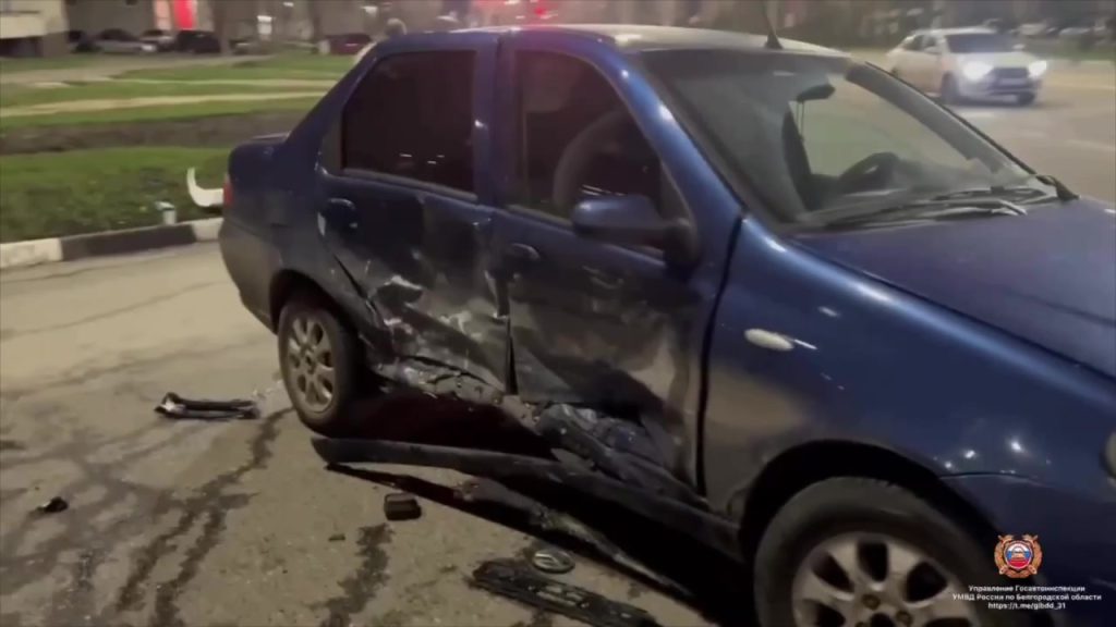 Серьезное ДТП в Старом Осколе: водитель проигнорировал красный свет