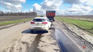 Серьёзное ДТП с грузовиком на трассе «Белгород — Новая Деревня»
