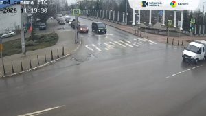 Столкновение двух автомобилей на улице 3 Интернационала