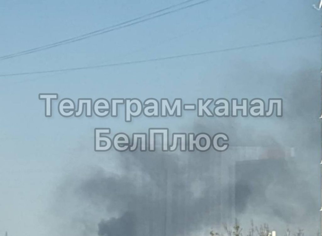 В районе Юго-Западного микрорайона Белгорода заметили столб дыма