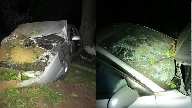 В Яковлевском округе 18-летний водитель протаранил опору ЛЭП: пострадал пассажир